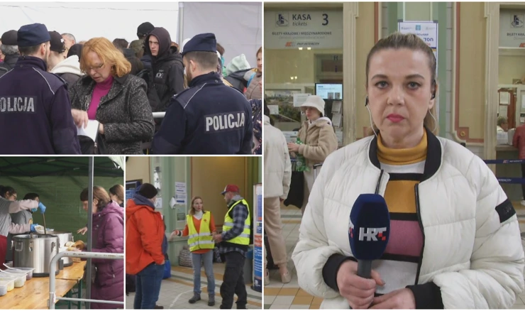 HRT-ova reporterka Blanka Kukec nalazi se na poljsko- ukrajinskoj granici