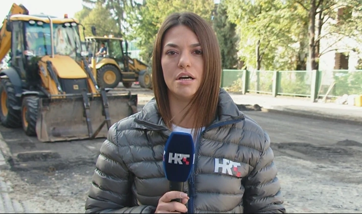 Puknuće vodovodne cijevi na Trešnjevci