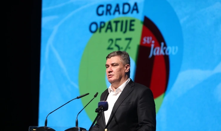 Predsjednik Zoran Milanović na proslavi Dana grada Opatije