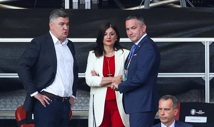 Milanović sa suprugom na utakmici
