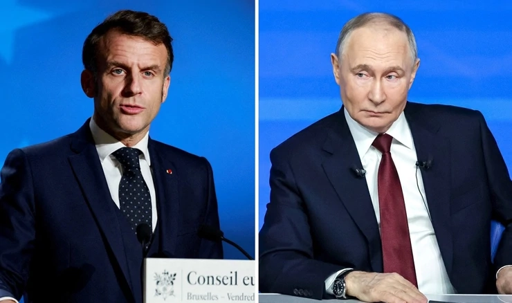 Emmanuel Macron / Vladimir Putin