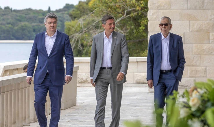 Trilateralni sastanak Milanović, Pahor i Van der Bellen na Brijunima 