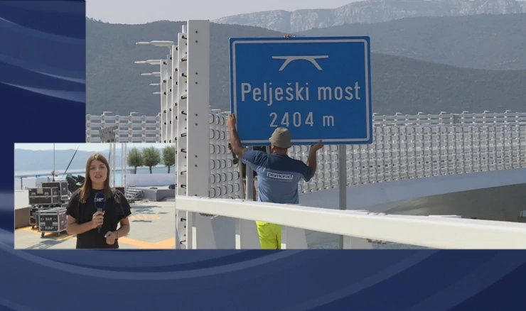Sve je spremno za sutrašnji spektakl otvorenja Pelješkog mosta