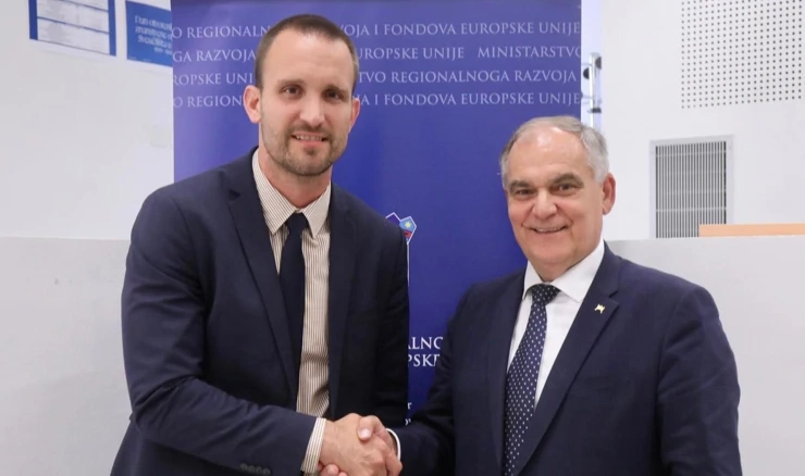 Ministar Šime Erlić i župan Blaženko Boban