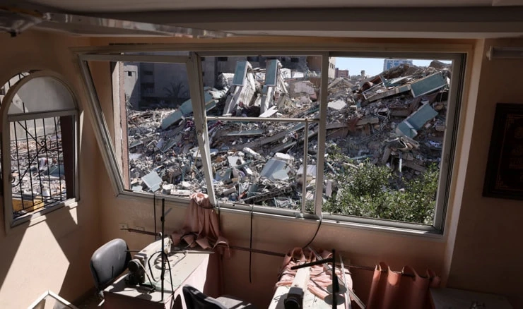 Gaza, posljedice granatiranja