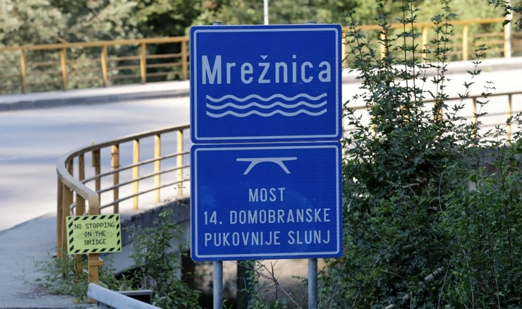 Most na Mrežnici imenovan po 14. domobranskoj pukovniji Slunj