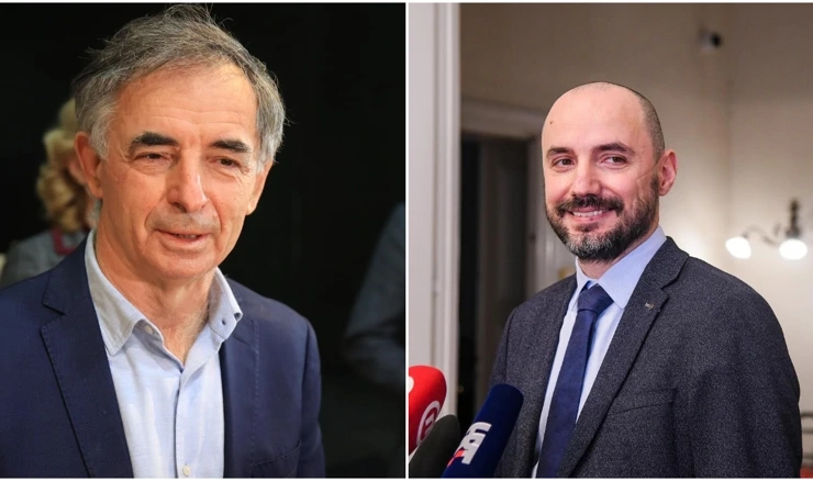 Milorad Pupovac i Boris Milošević