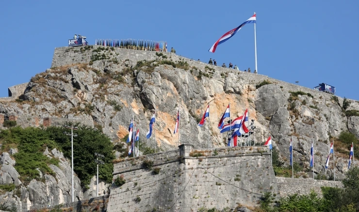 Generalna proba na tvrđavi uoči proslave Vojno-redarstvene operacije Oluja 