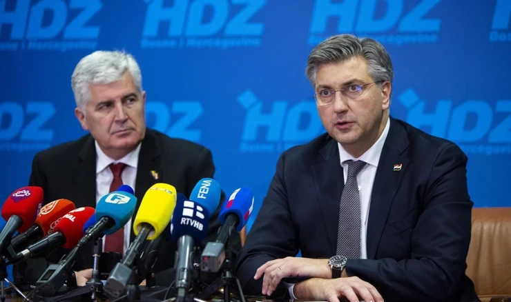 Dragan Čović i Andrej Plenković