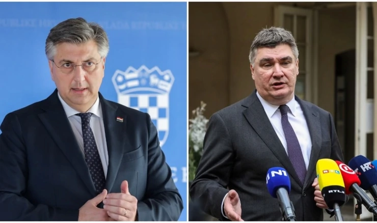 Andrej Plenković i Zoran Milanović 