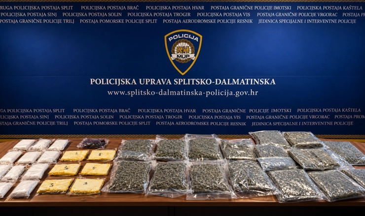 Policija u Dalmaciji u sedam akcija zaplijenila više od 38 kg droge