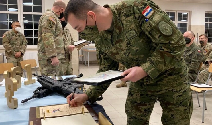 Anerkennungen für kroatische Soldaten