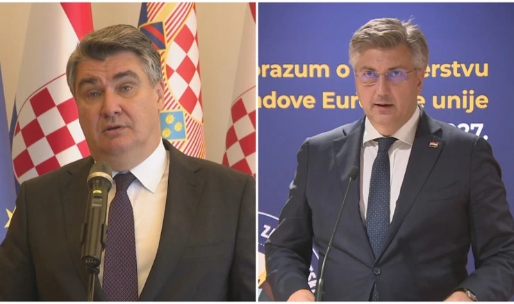 Zoran Milanović i Andrej Plenković