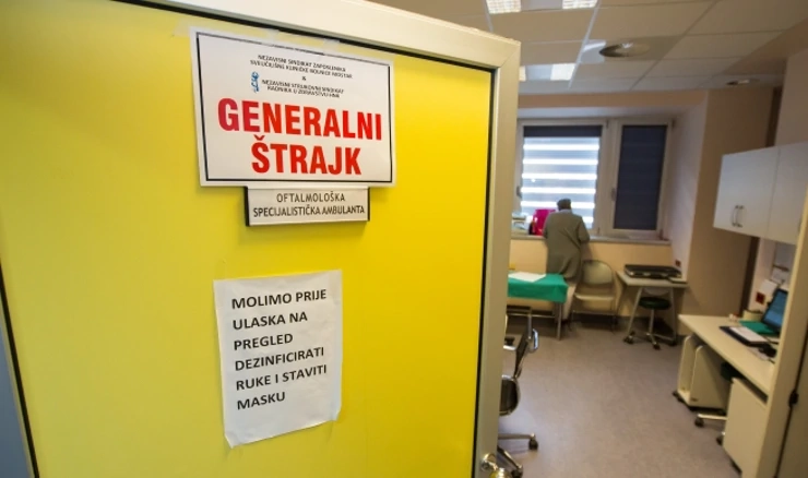 Štrajk zdravstvenih radnika u Hercegovini