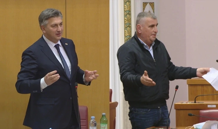 Andrej Plenković i Miro Bulj