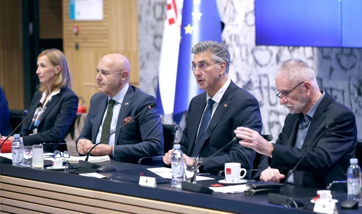 Premijer Andrej Plenković na sjednici GSV-a