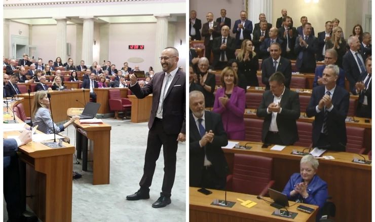 Lupanje oporbe i aplauz vladajućih u Saboru