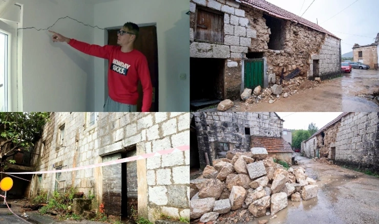Dan nakon snažnog potresa u Dalmaciji