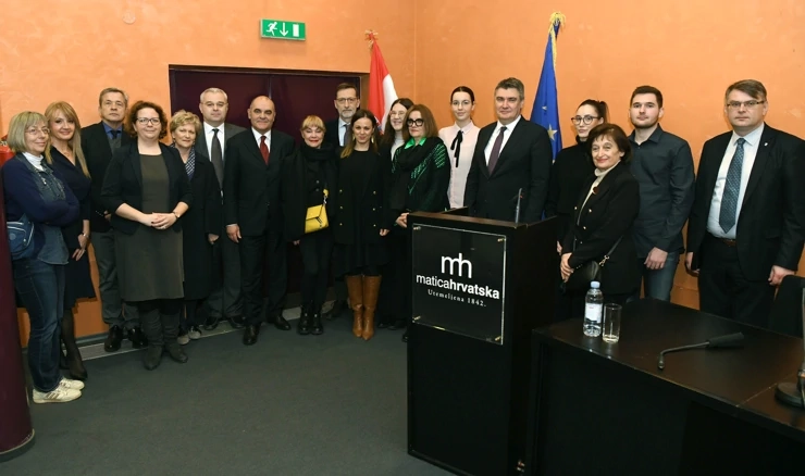 Predsjednik Zoran Milanović u Matici hrvatskoj 