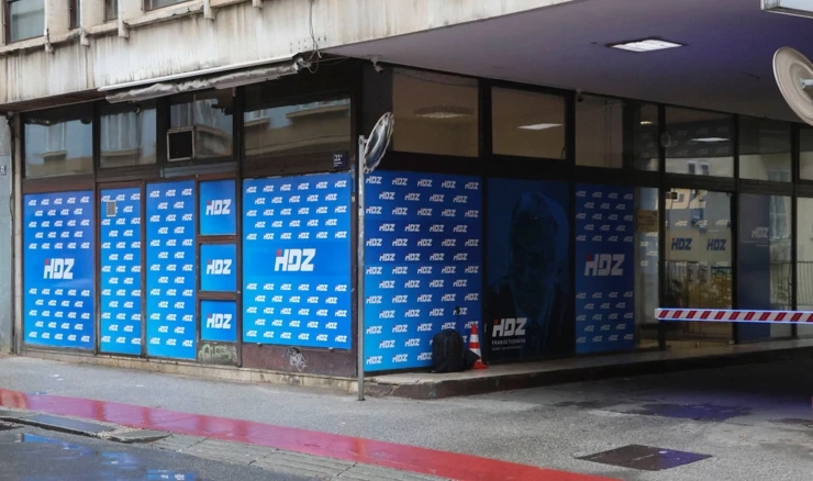 Središnjica HDZ-a u Gundulićevoj ulici u Zagrebu