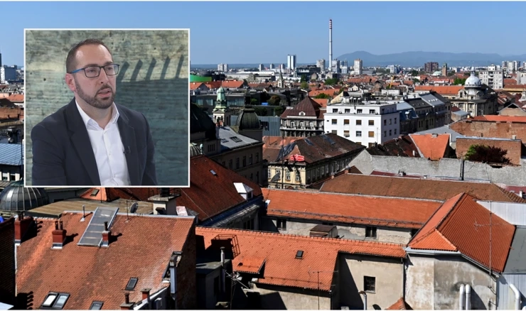 Gradonačelnik Zagreba Tomislav Tomašević u Dnevniku HTV-a