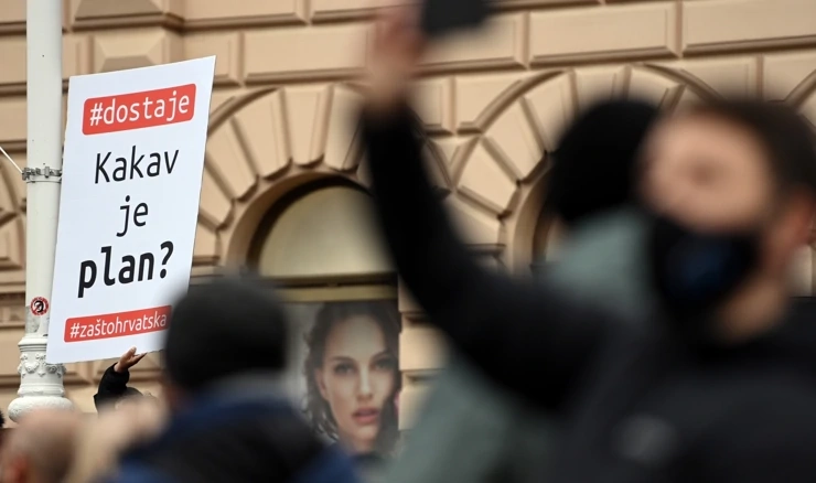 Prosvjed poduzetnika u Zagrebu