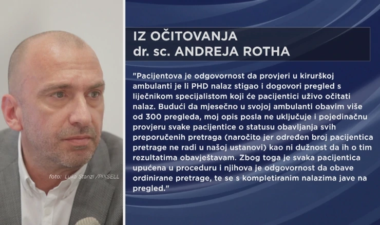 Iz očitovanja dr. sc. Andreja Rotha