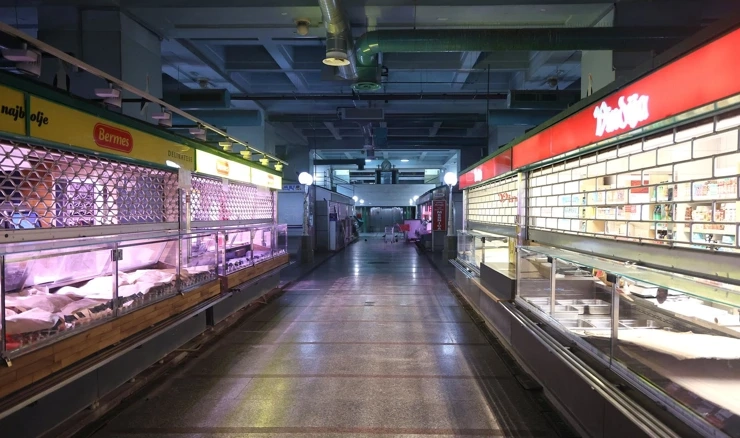 Zatvoreni dio tržnice Dolac