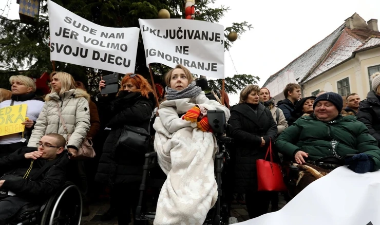 Prosvjed udruge Sjena 2022.