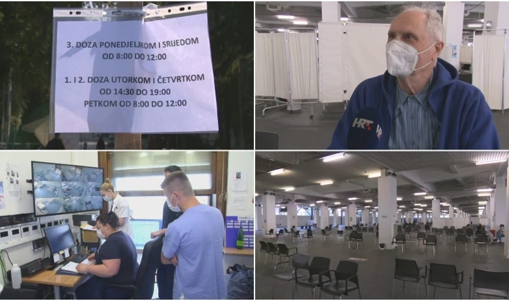 Prvog dana trećom dozom cijepilo se 236 ljudi  