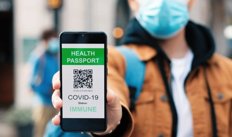 Covid potvrda, ilustracija