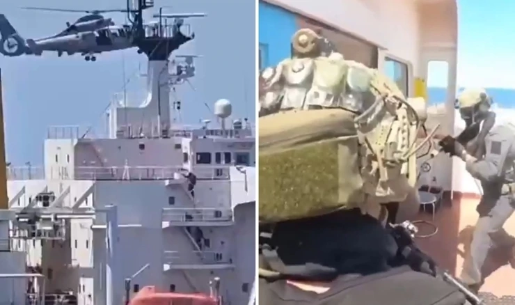 Francuska mornarica ukrcala se na ruski tanker