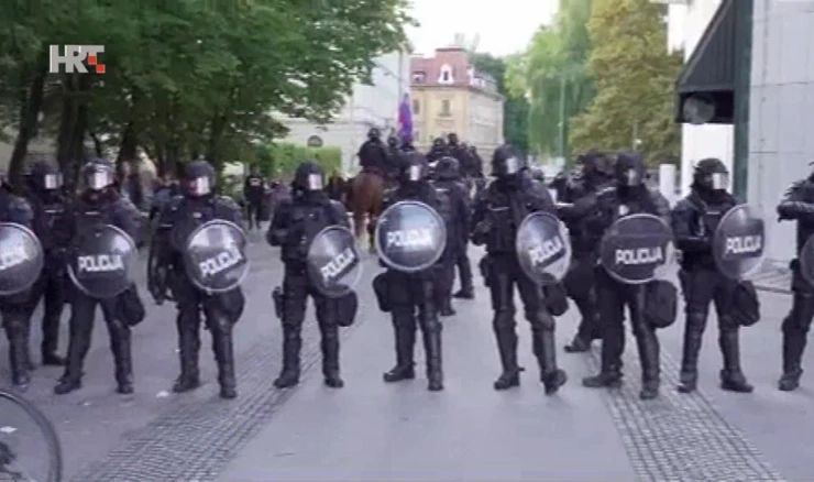 Prosvjedi u Ljubljani