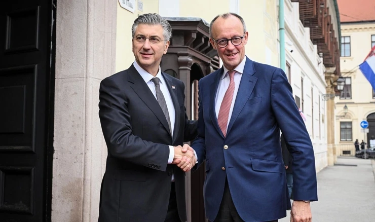 Andrej Plenković i Friedrich Merz