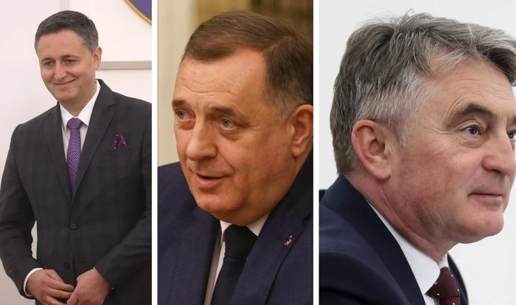 Bećirović, Komšić i Dodik