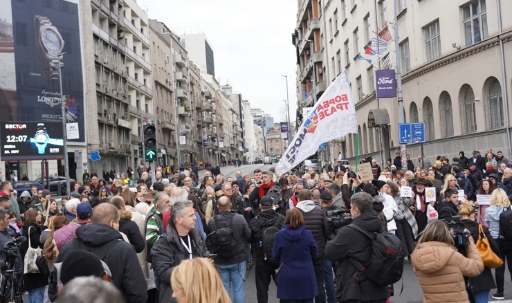 Prosvjedi i uhićenja u Beogradu