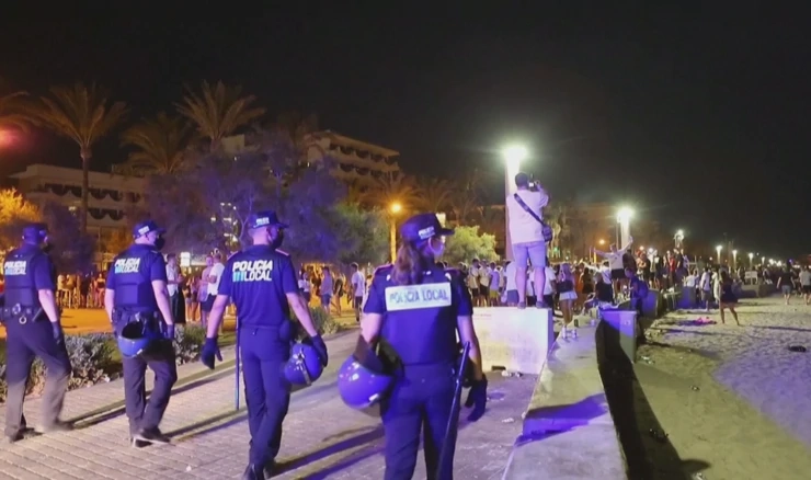 Policijska patrola na Mallorci