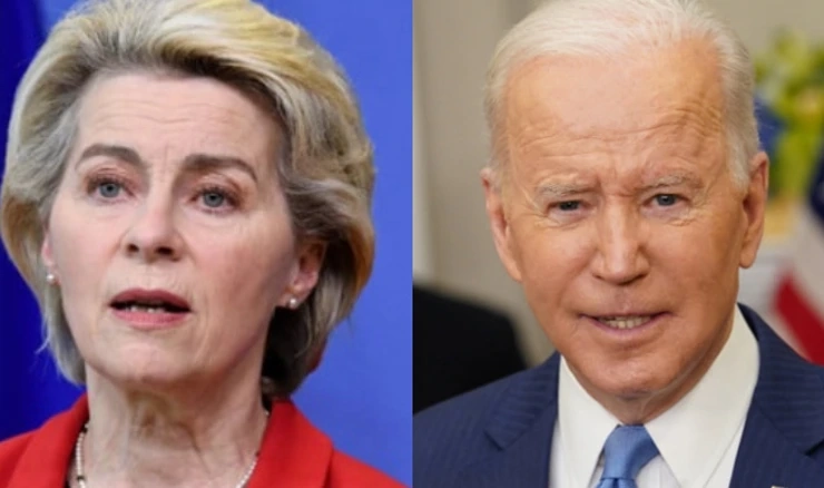 Ursula von der Leyen i Joe Biden