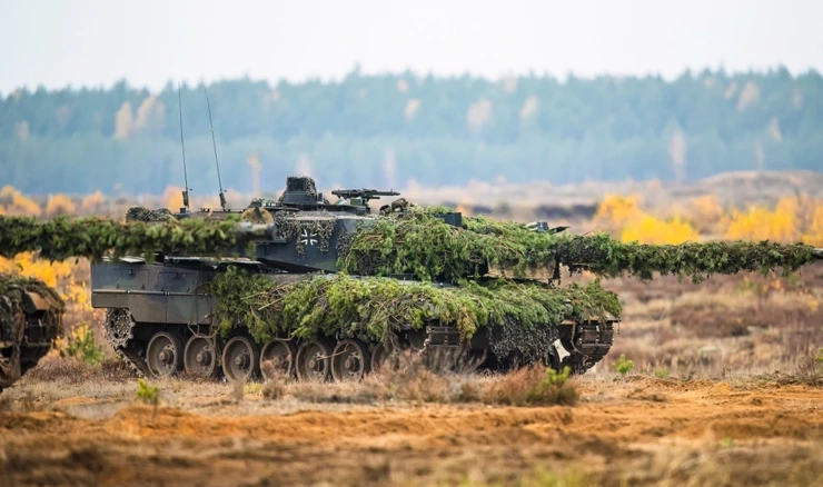 Tenkovi Bundeswehra na vojnoj vježbi u Latviji 2020.