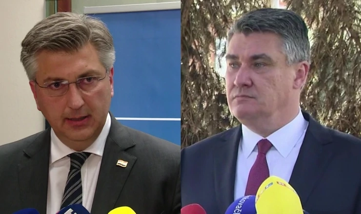 Andrej Plenković i Zoran Milanović