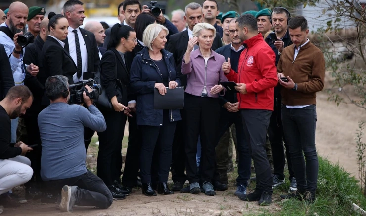 Ursula von der Leyen u Jablanici