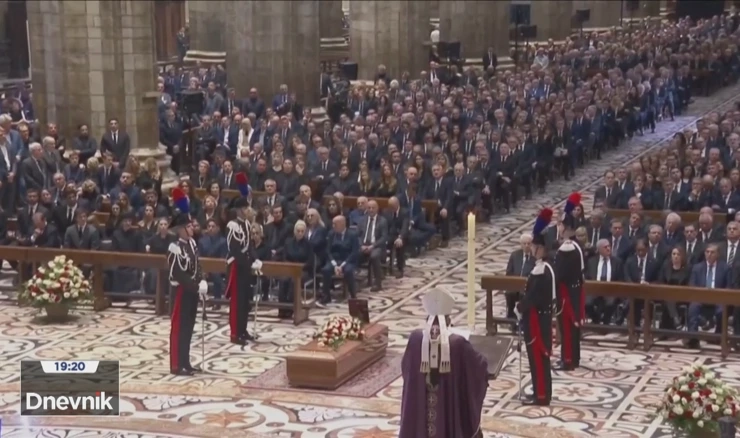 Italija se oprostila od Silvija Berlusconija