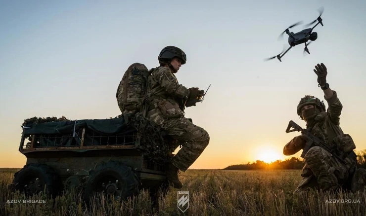 Operateri dronova 1. Korpusa Nacionalne garde Ukrajine "Azov"