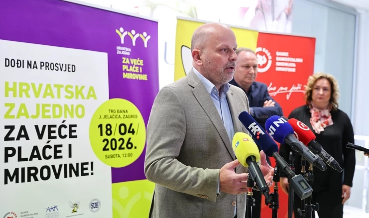 Najava prosvjeda sindikata 