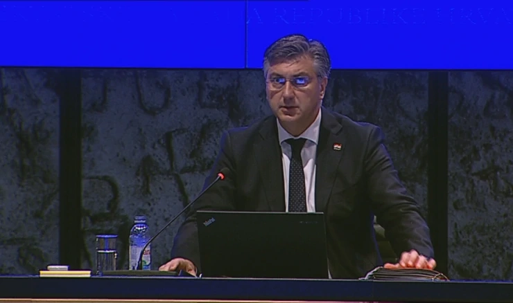 Andrej Plenković, sjednica Vlade 7.7.2022.