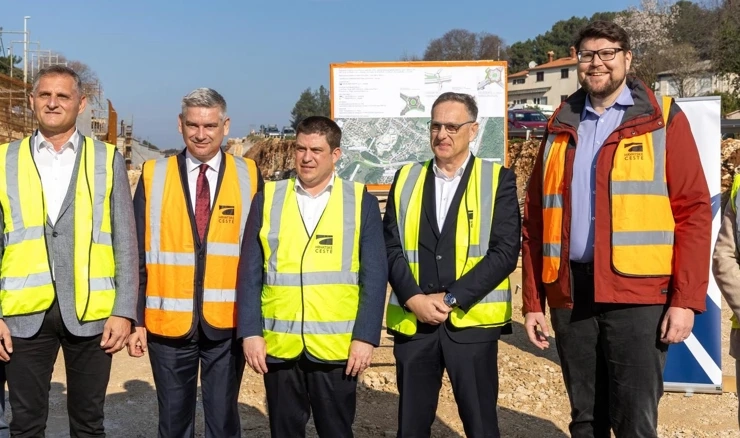 Ministar Butković obišao je gradilište cesta DC66 i DC75 na dionici Veli vrh-Pula 