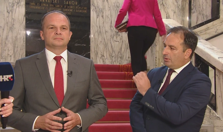 Burno prije sjednice Sabora