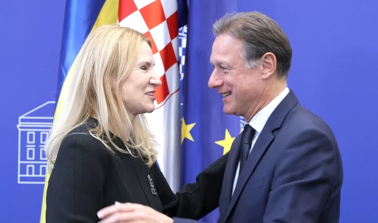 Jandroković primio potpredsjednicu ukrajinskog parlamenta Olenu Kondratiuk 