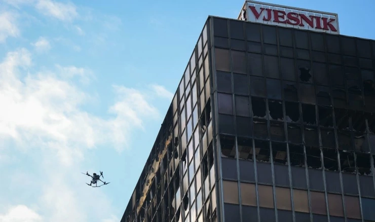 Vjesnikov neboder nakon požara