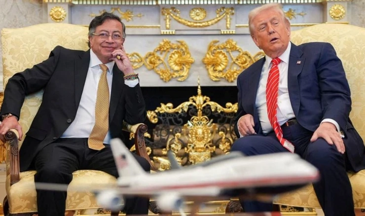 Gustavo Petro i Donald Trump 